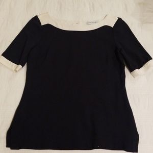 Banana Republic boat neck quarter sleeve